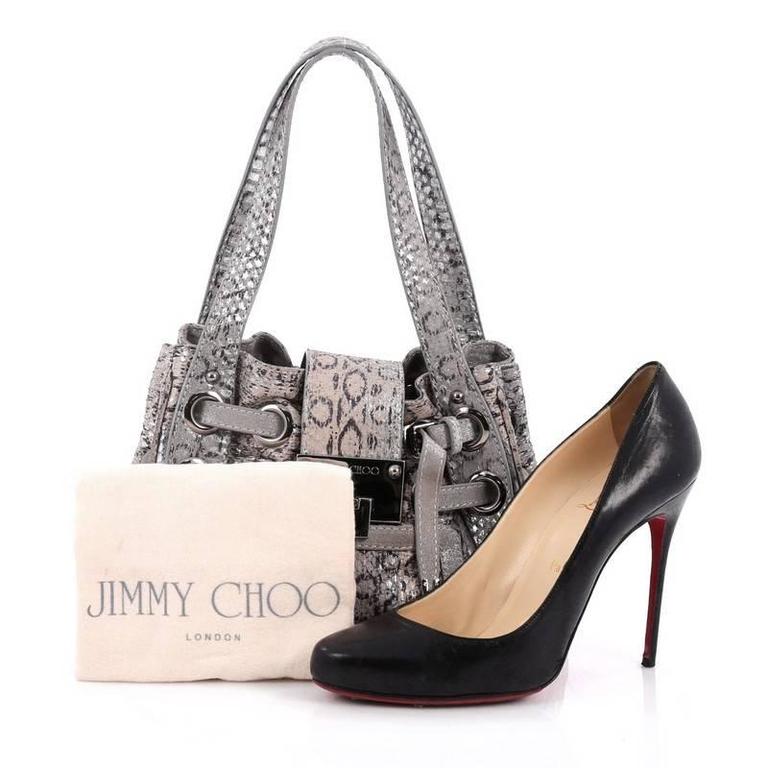 Jimmy Choo Riki Hobo Python Mini at 1stDibs | riki mini