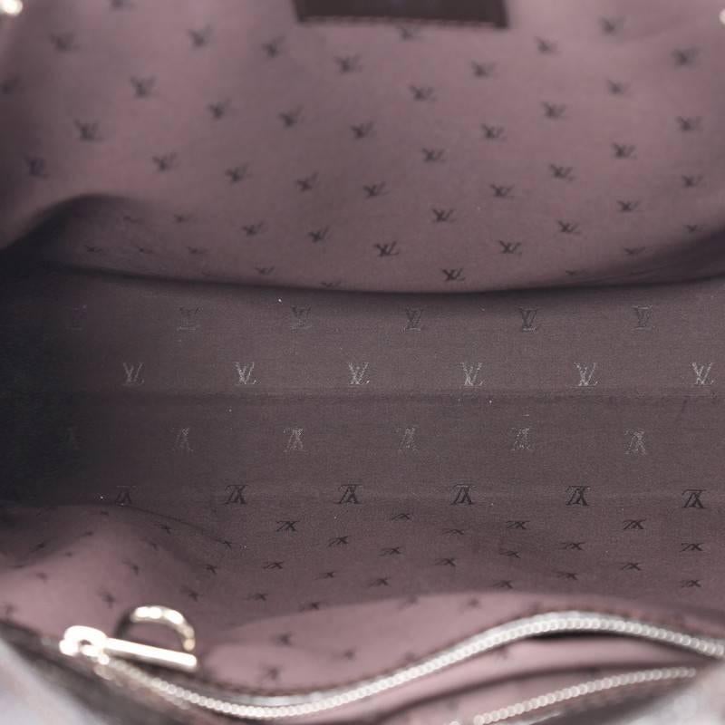 Black Louis Vuitton Innsbruck Cabas Suede and Leather