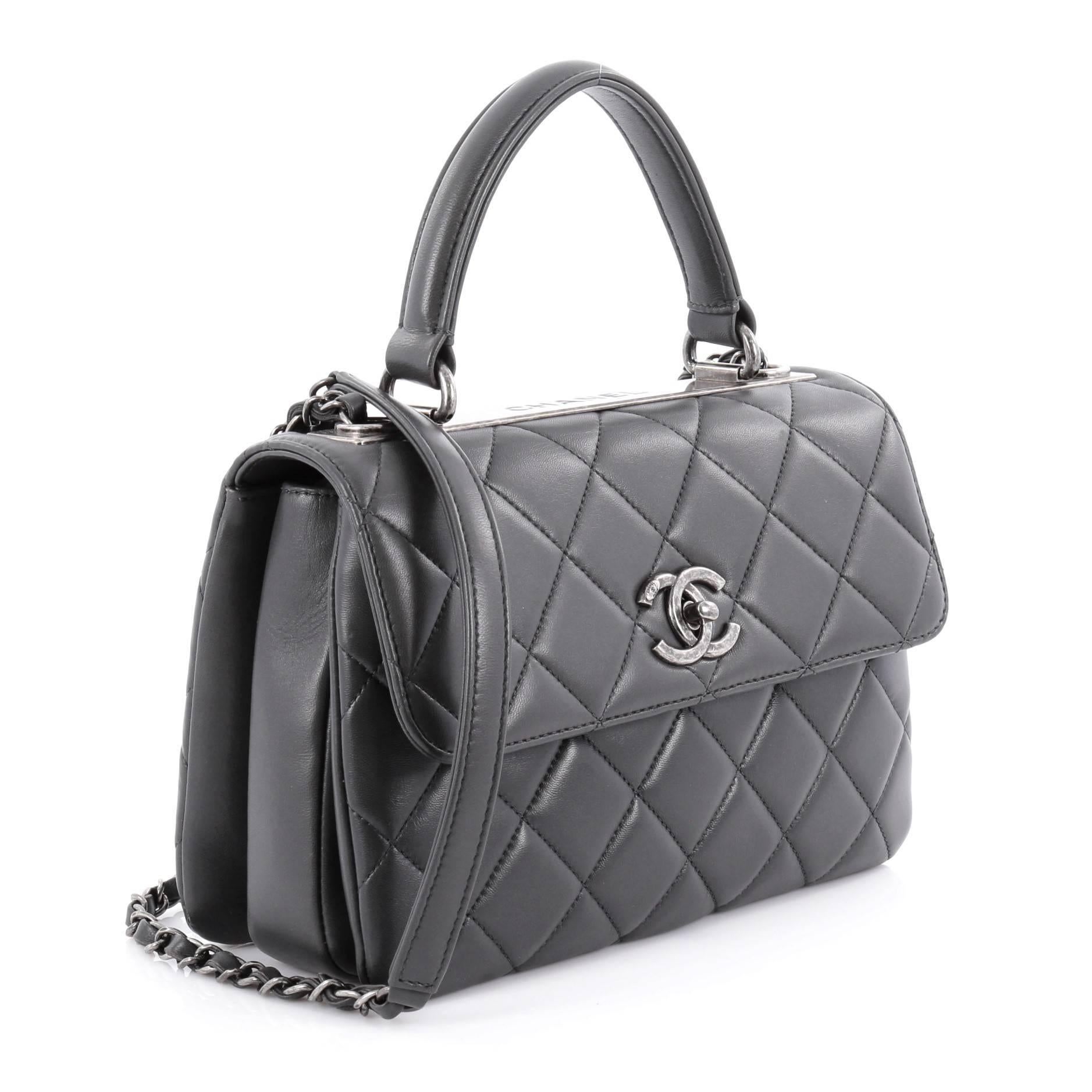 chanel trendy top handle bag