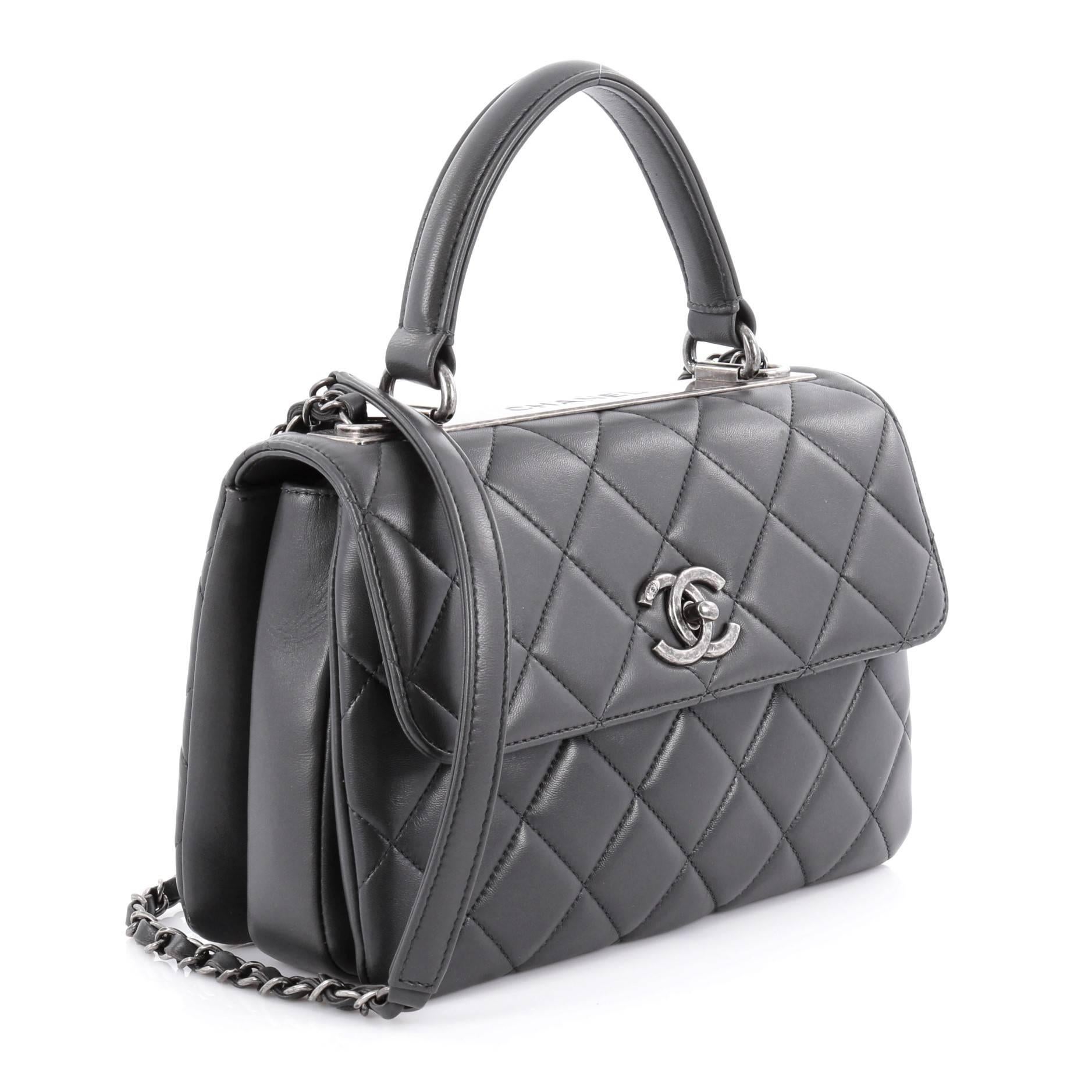 chanel trendy cc silver hardware