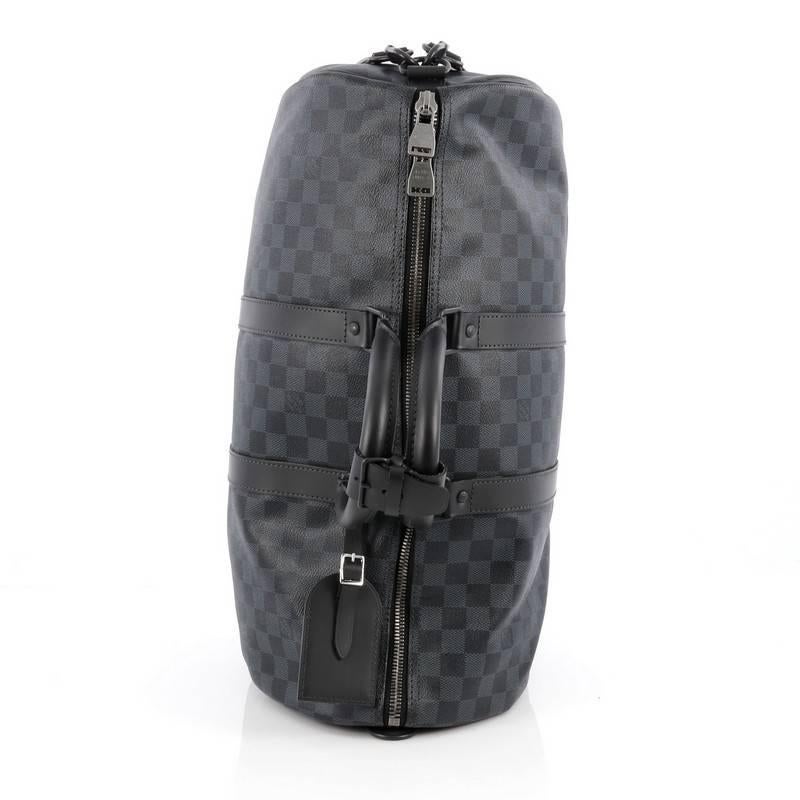 Women's Louis Vuitton Keepall A Dos Bag Damier Cobalt