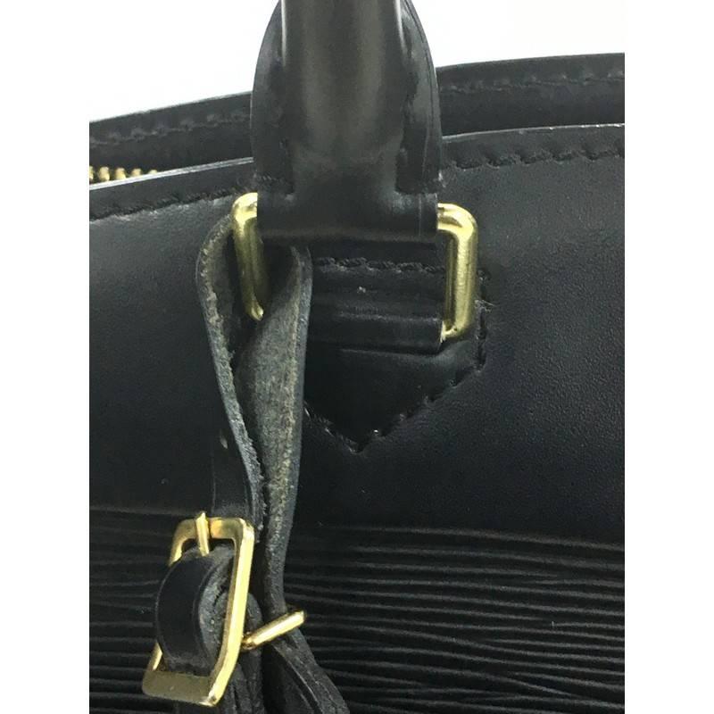 Black Louis Vuitton Riviera Handbag Epi Leather