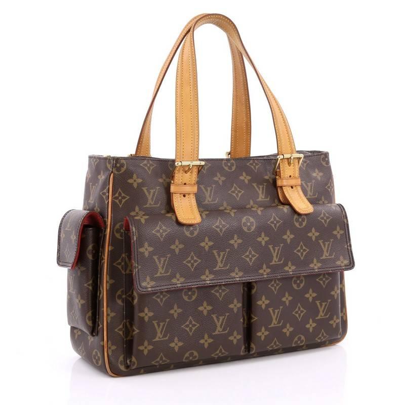 Louis Vuitton Multipli Cite Handbag Monogram Canvas In Good Condition In NY, NY