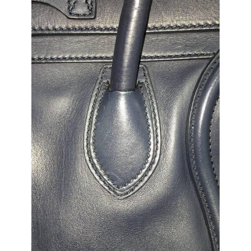 Women's Celine Luggage Handbag Smooth Leather Mini