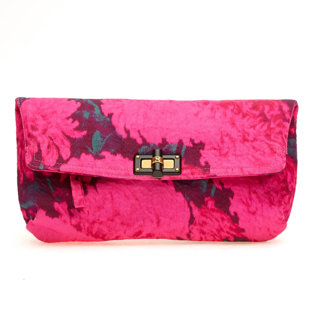 Lanvin Happy Clutch Fabric