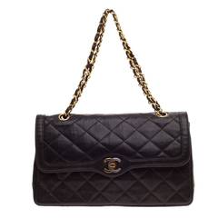 Chanel Vintage Flap Two Tone Hardware Quilted Lambskin Medium