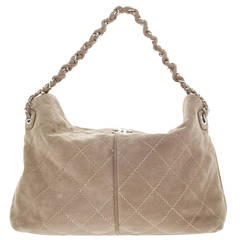 Chanel Ultimate Stitch Suede Hobo