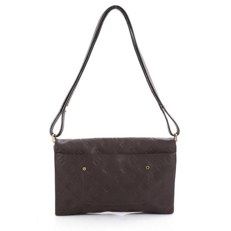 Louis Vuitton Fascinante Handbag Monogram Empreinte Leather In Good Condition In NY, NY
