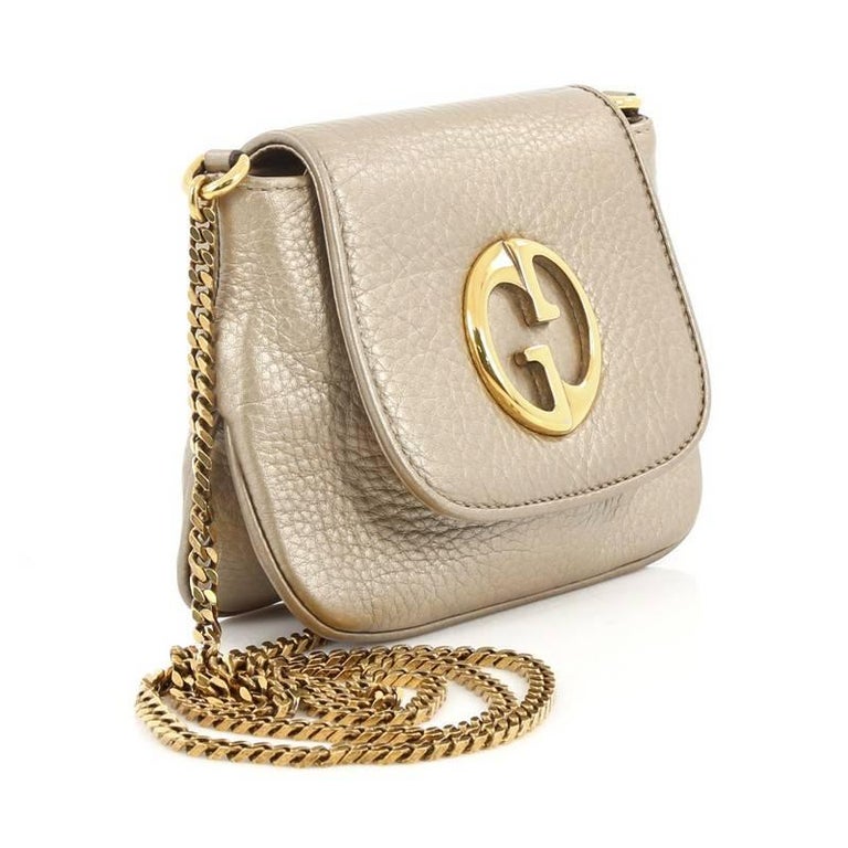 Gucci 1973 Crossbody Bag Leather Small at 1stdibs