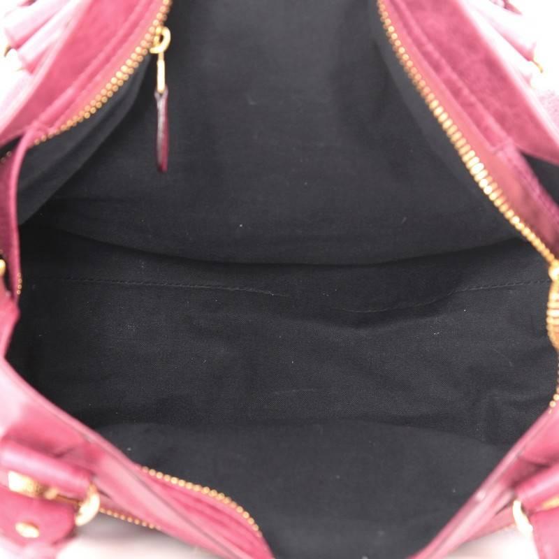 Balenciaga City Giant Studs Handbag Leather Medium In Good Condition In NY, NY