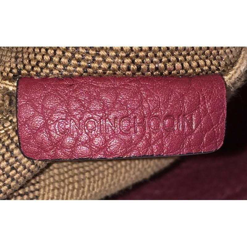 Burberry Susanna Tassel Hobo House Check Canvas Medium 1