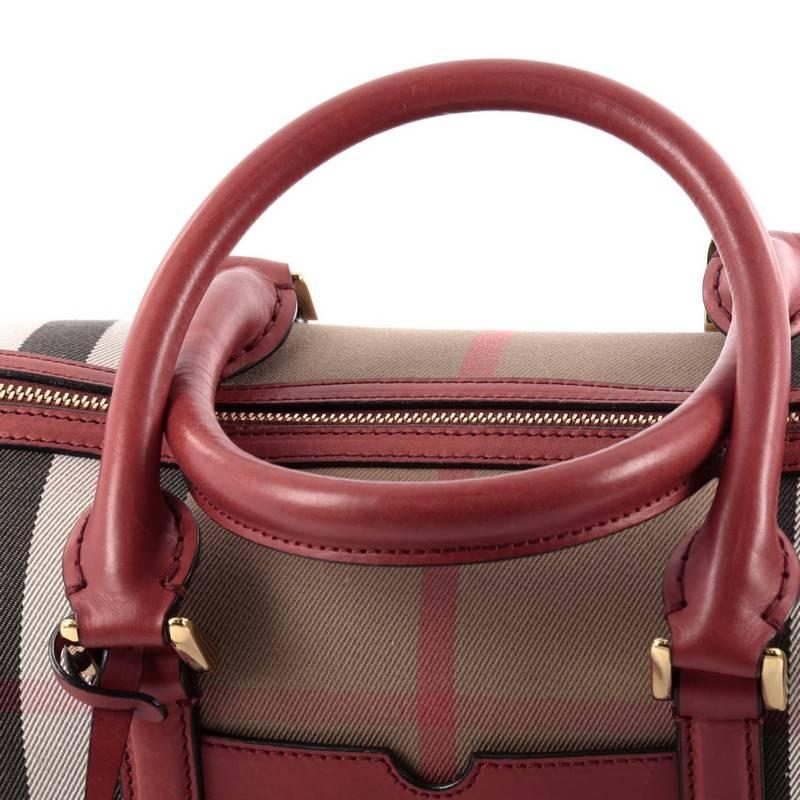 Burberry Alchester Convertible Satchel House Check and Leather Medium 3