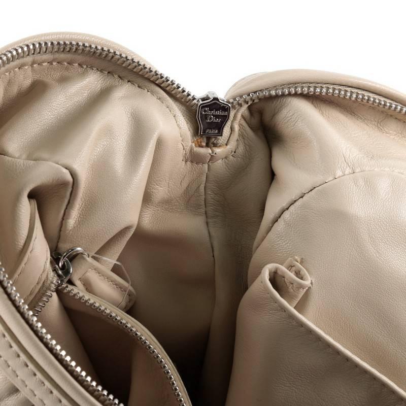 Christian Dior Delidior Dome Shoulder Bag Cannage Quilt Leather 3
