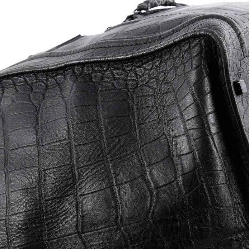 Celine Phantom Handbag Crocodile Embossed Leather Large 1