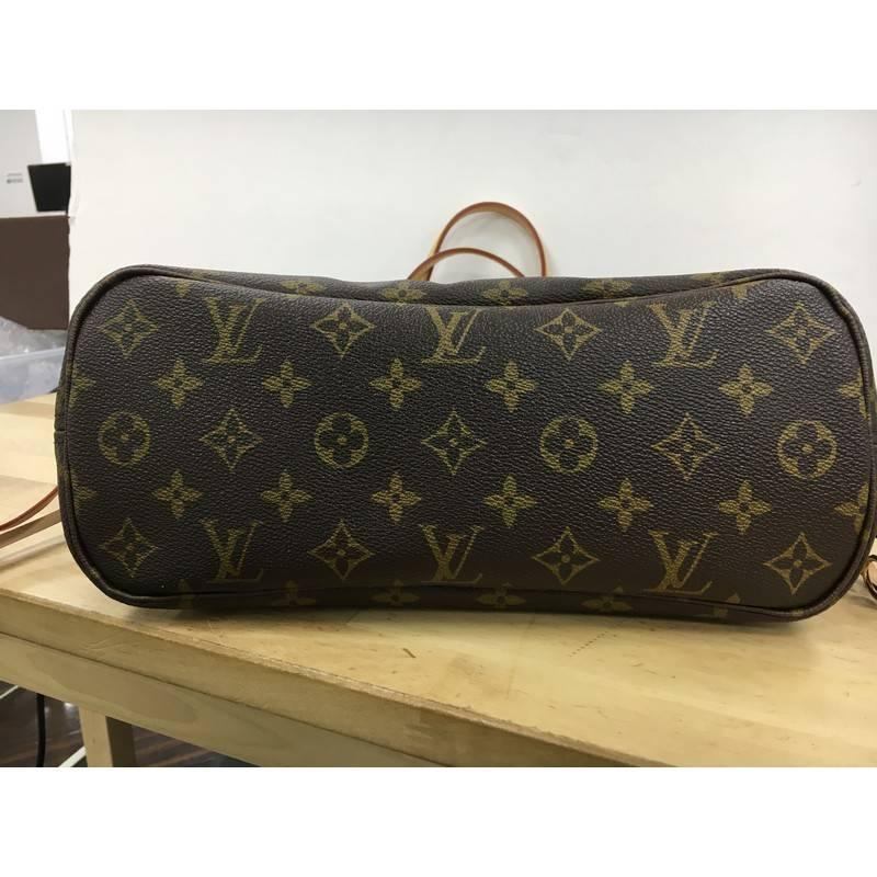 Louis Vuitton Neverfull Tote Monogram Canvas PM In Fair Condition In NY, NY
