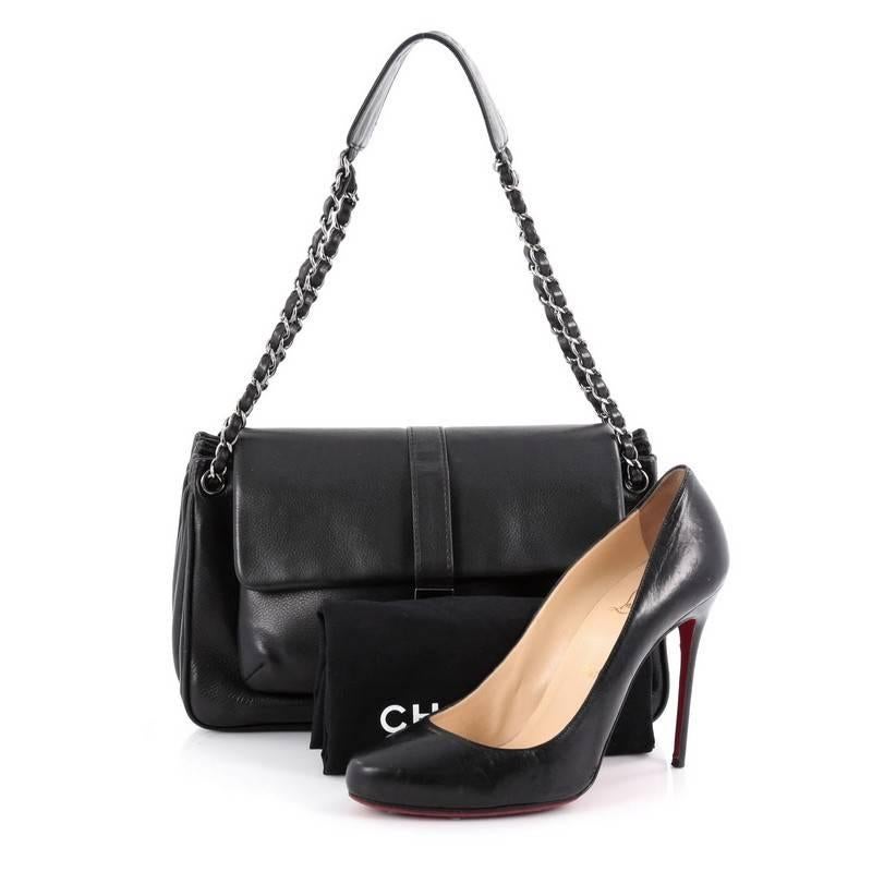 Chanel Mademoiselle Lock Akkordeon Klappentasche Kaviar Medium bei 1stDibs