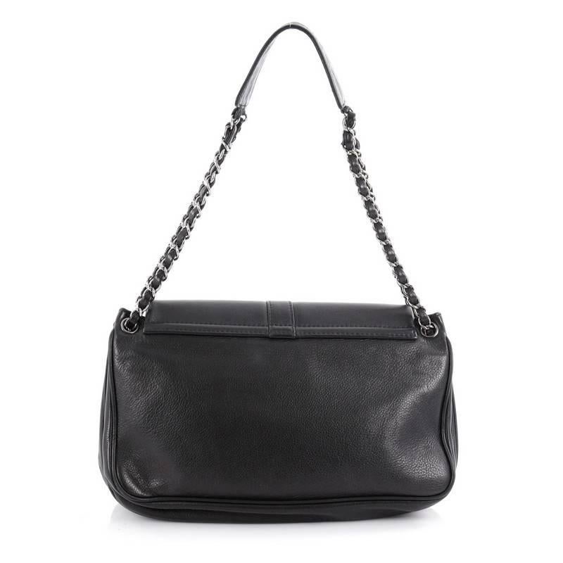 Chanel Mademoiselle Lock Akkordeon Klappentasche Kaviar Medium bei 1stDibs