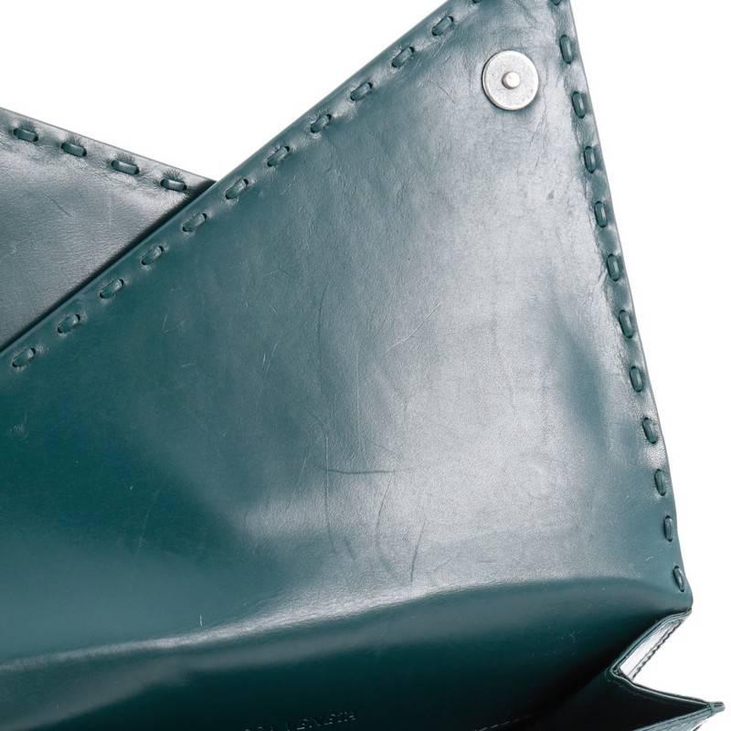 Bottega Veneta Piano Crisscross Clutch Crocodile Small 1