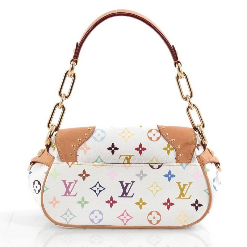 Beige Louis Vuitton Marilyn Handbag Monogram Multicolor