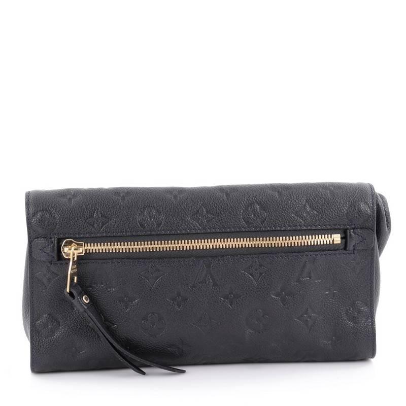 Louis Vuitton Petillante Clutch Monogram Empreinte Leather In Good Condition In NY, NY