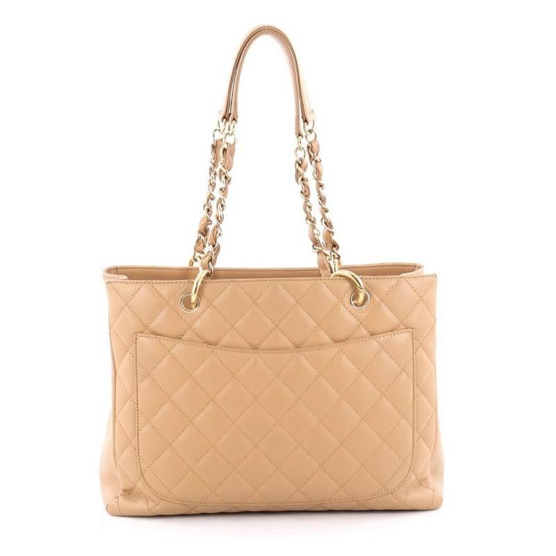 chanel grand shopping tote beige