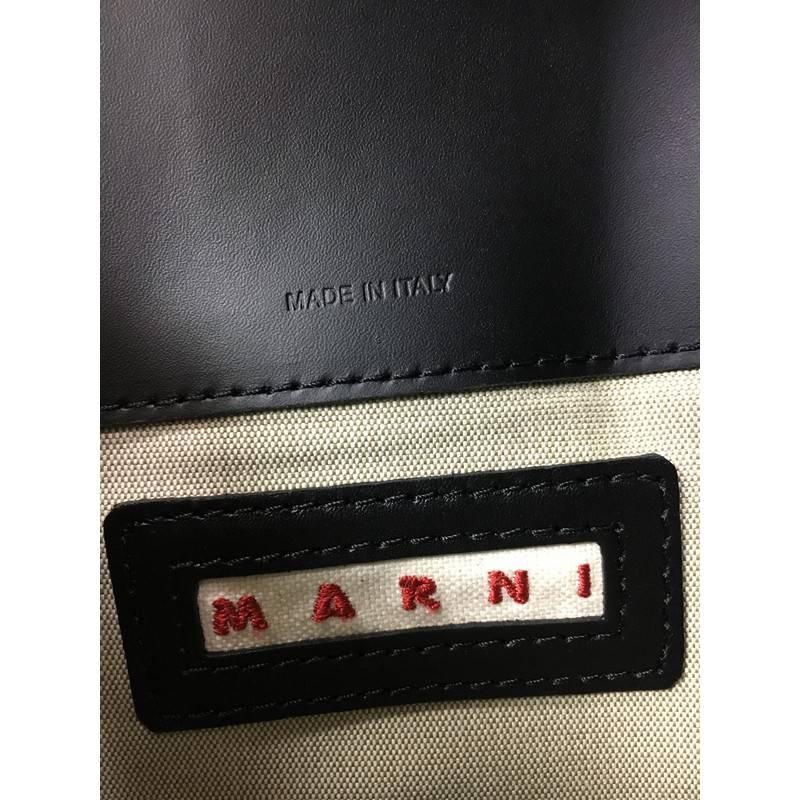 Marni Trunk Accordion Bag Leather Mini In Good Condition In NY, NY