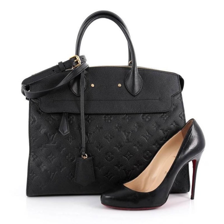 Louis Vuitton Pont Neuf Handbag Monogram Empreinte Leather GM For Sale at 1stdibs
