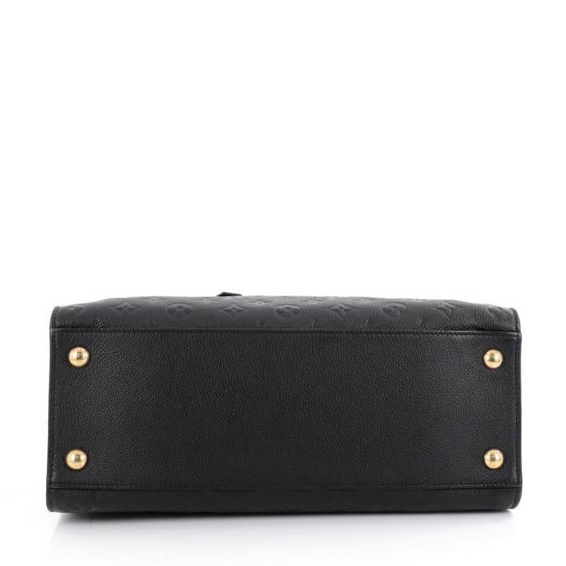 Louis Vuitton Pont Neuf Handbag Monogram Empreinte Leather GM In Good Condition In NY, NY