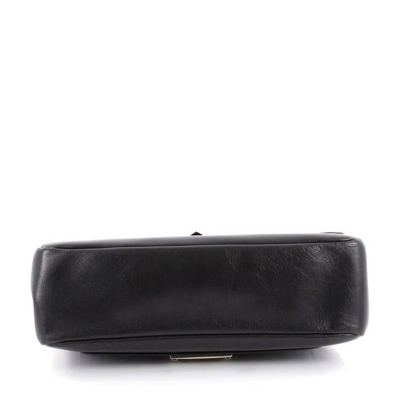 Women's or Men's Valentino Rockstud Flip Lock Flap Bag Leather Medium