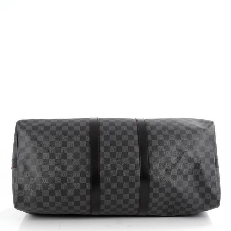 Louis Vuitton Keepall Bandouliere Bag Damier 55 For Sale at 1stDibs