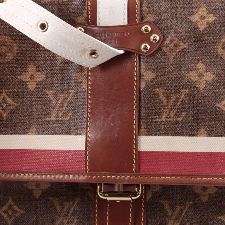 Louis Vuitton Limited Edition Monogram Tisse Porte Rayures Clutch –  Turnabout Luxury Resale