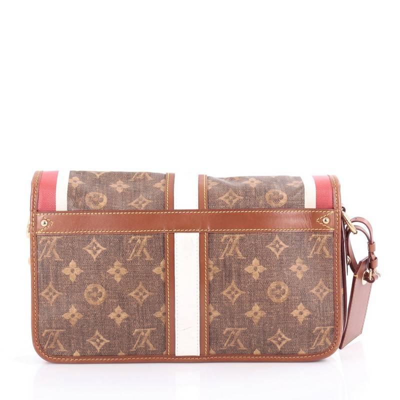 Women's or Men's Louis Vuitton Tisse Porte Clutch Limited Edition Monogram Canvas Rayures