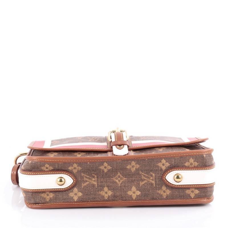 Louis Vuitton Tisse Porte Clutch Limited Edition Monogram Canvas Rayures 1