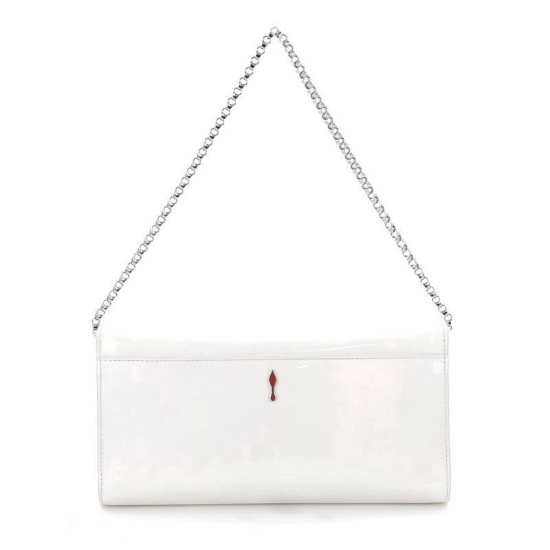 Christian Louboutin Vero Dodat Clutch Patent In Good Condition In NY, NY