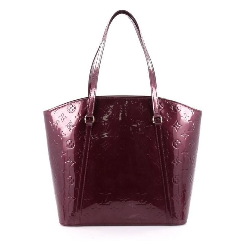 Louis Vuitton Avalon Handbag Monogram Vernis GM In Good Condition In NY, NY