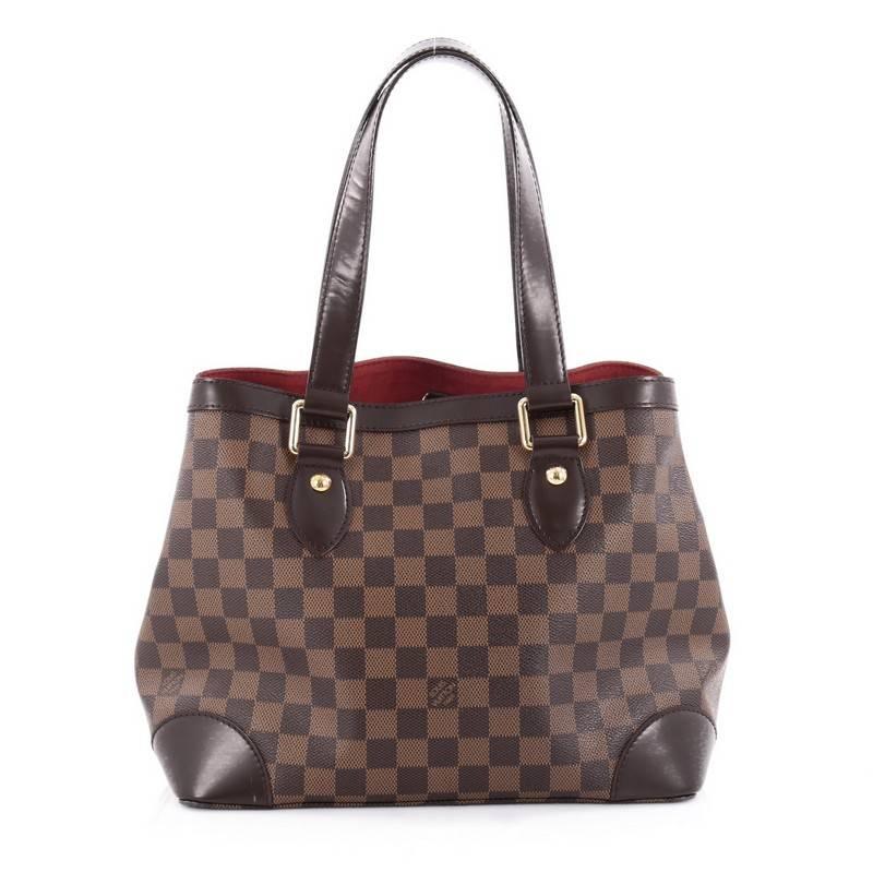 Gray Louis Vuitton Hampstead Handbag Damier PM