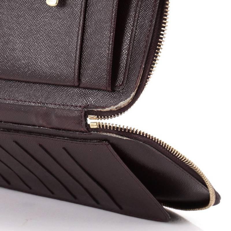 Women's or Men's Louis Vuitton Atoll Organizer Wallet Taiga Leather