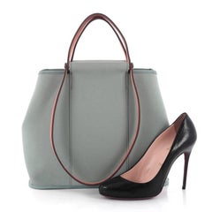 Hermes Cabag Handbag Toile and Leather 32