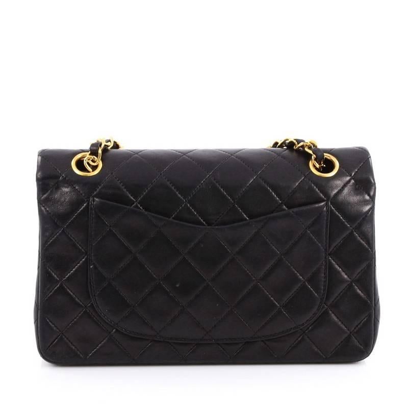 Women's or Men's Chanel Classic Double Flap Bag Quilted Lambskin Small
