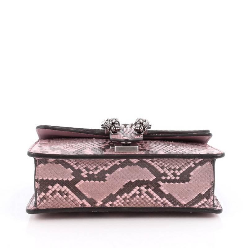Women's or Men's Gucci Dionysus Handbag Python with Embellished Detail Mini