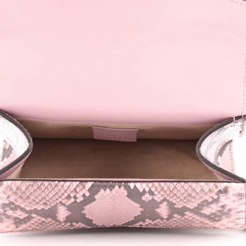Gucci Dionysus Handbag Python with Embellished Detail Mini 1