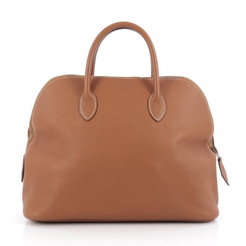 Hermes Bolide Web Handbag Clemence 31 In Good Condition In NY, NY