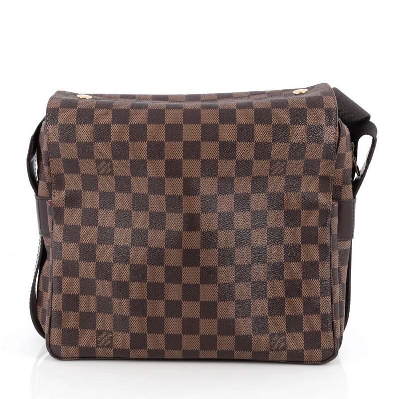 Louis Vuitton Naviglio Handbag Damier In Good Condition In NY, NY