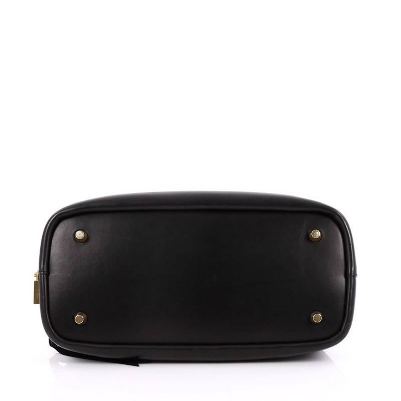 Black Celine Frame Doctor Bag Leather Medium