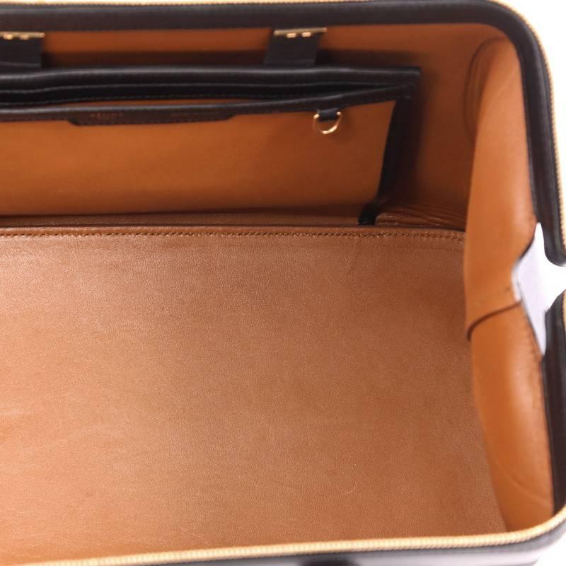 Celine Frame Doctor Bag Leather Medium In Good Condition In NY, NY