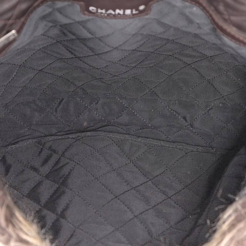 Women's or Men's Chanel Flap Shoulder Bag Faux Fur and Quilted Lambskin Medium