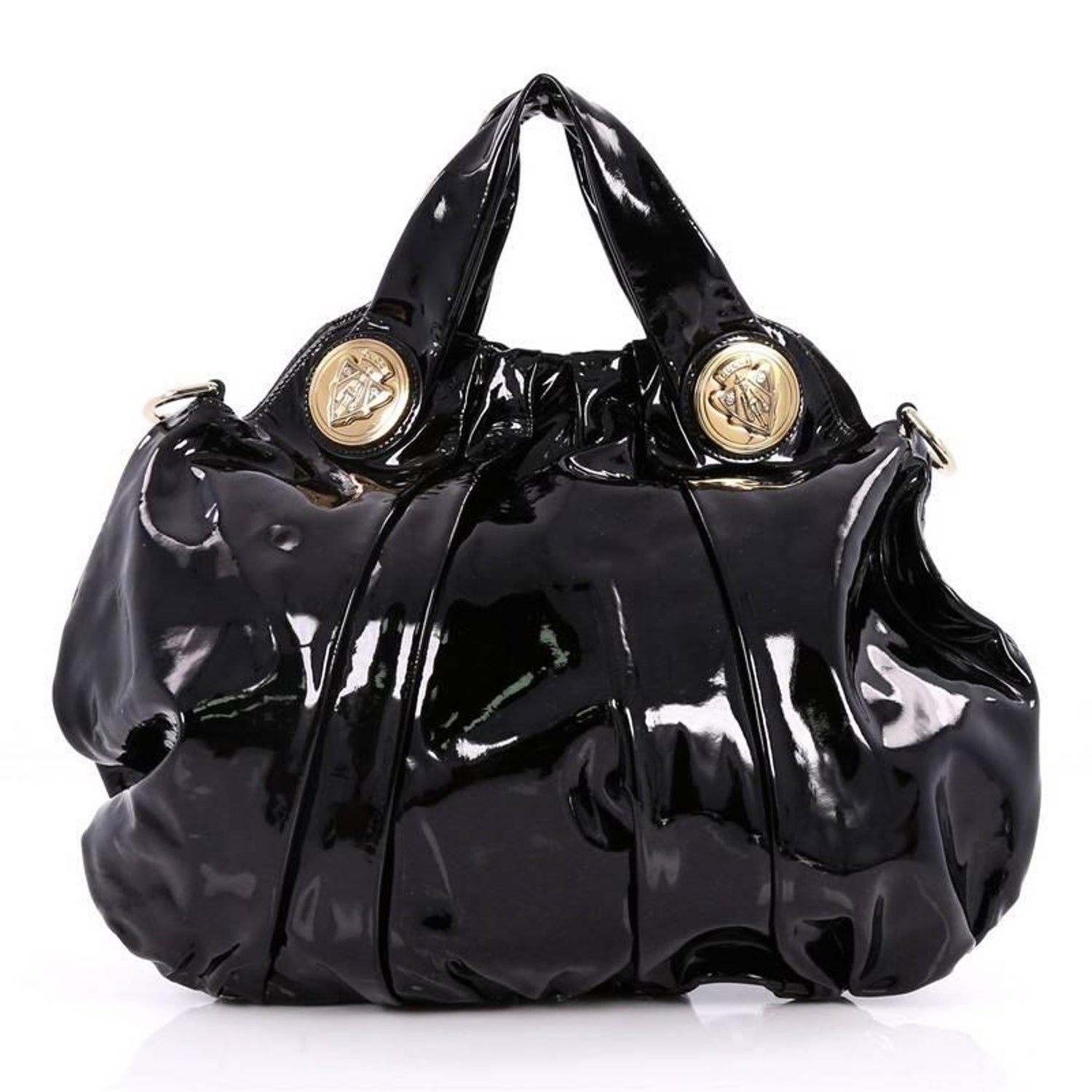 Gucci Hysteria Convertible Top Handle Bag Patent Large At 1stdibs