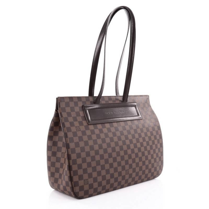 Black Louis Vuitton Parioli Handbag Damier GM