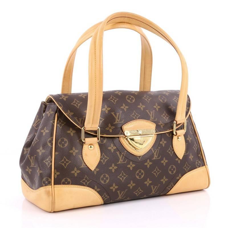 Louis Vuitton Beverly Handbag Monogram Canvas GM In Good Condition In NY, NY