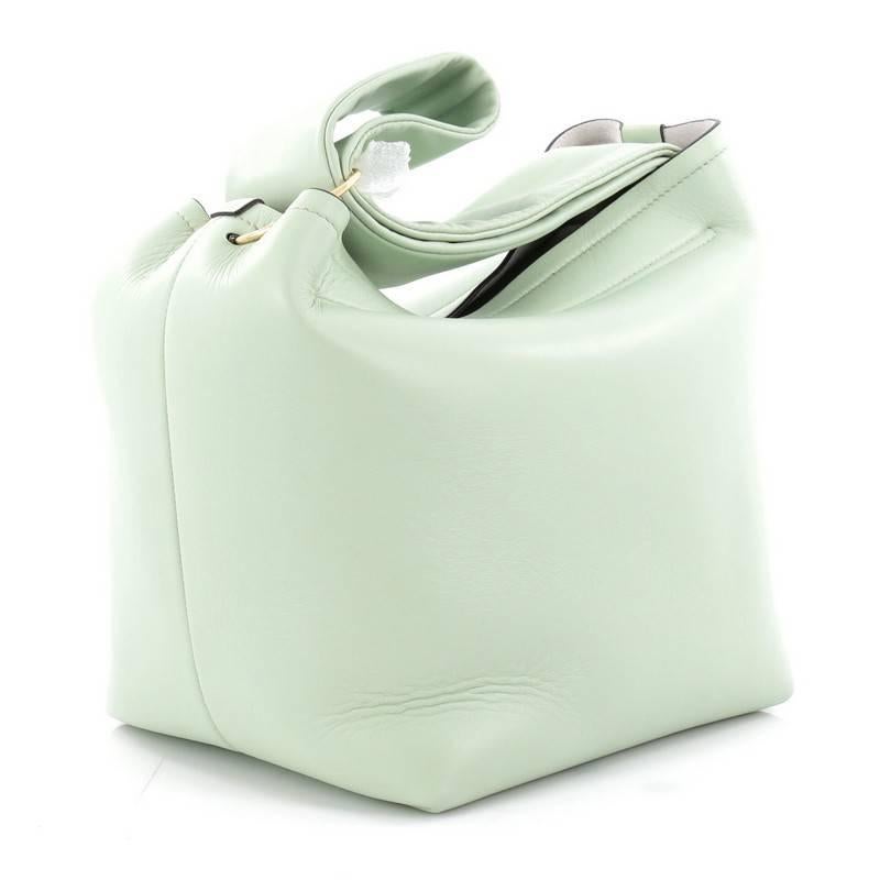 Gray Victoria Beckham Tissue Bag Leather